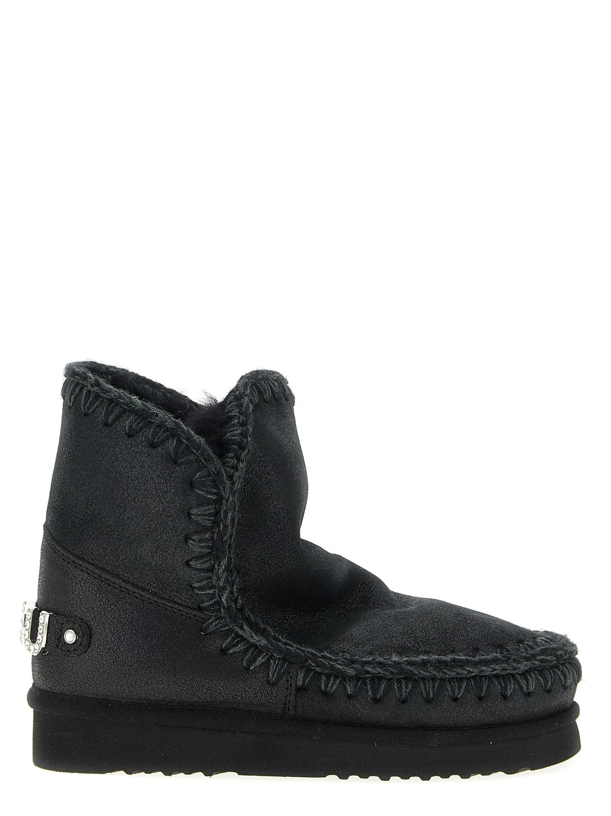 'Eskimo 18 Rhinestone Logo' ankle boots