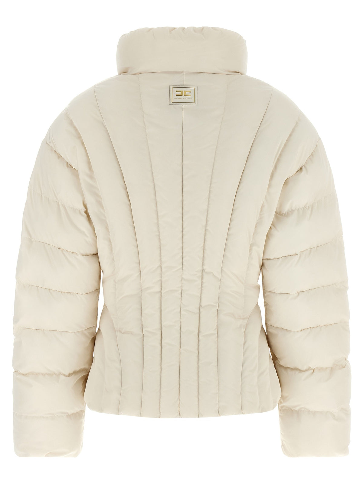 Exhausted quilted down jacket