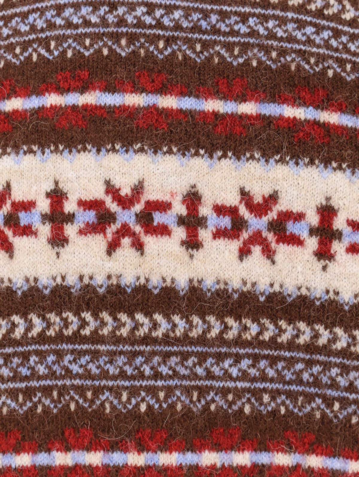 Fairisle wool blend sweater