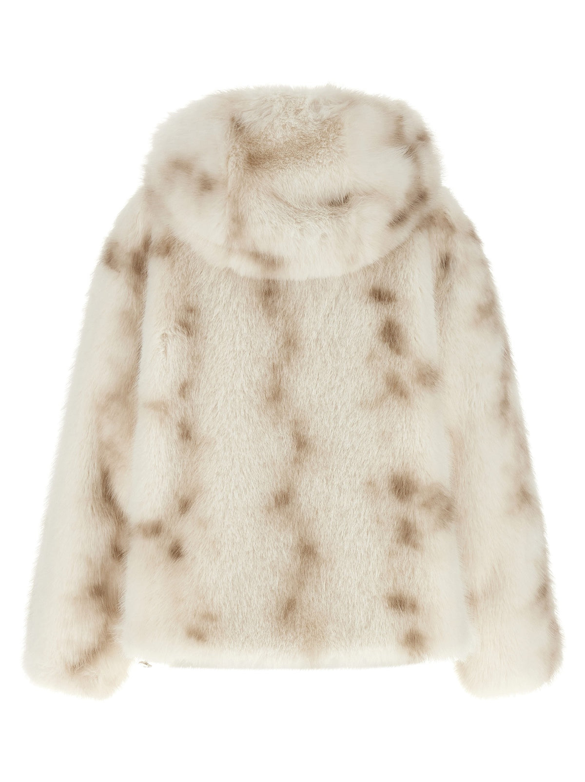 Faux fur bomber jacket