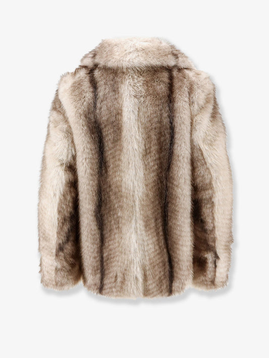 Faux fur jacket