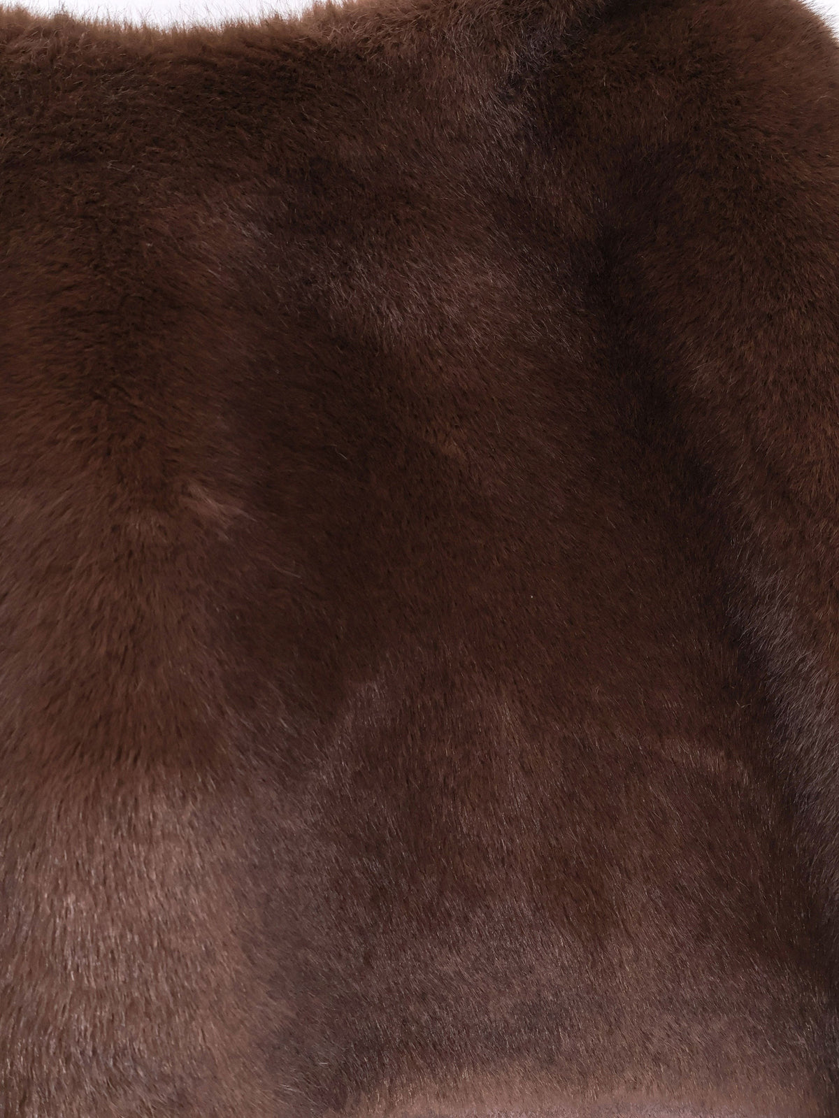 Faux mink cape