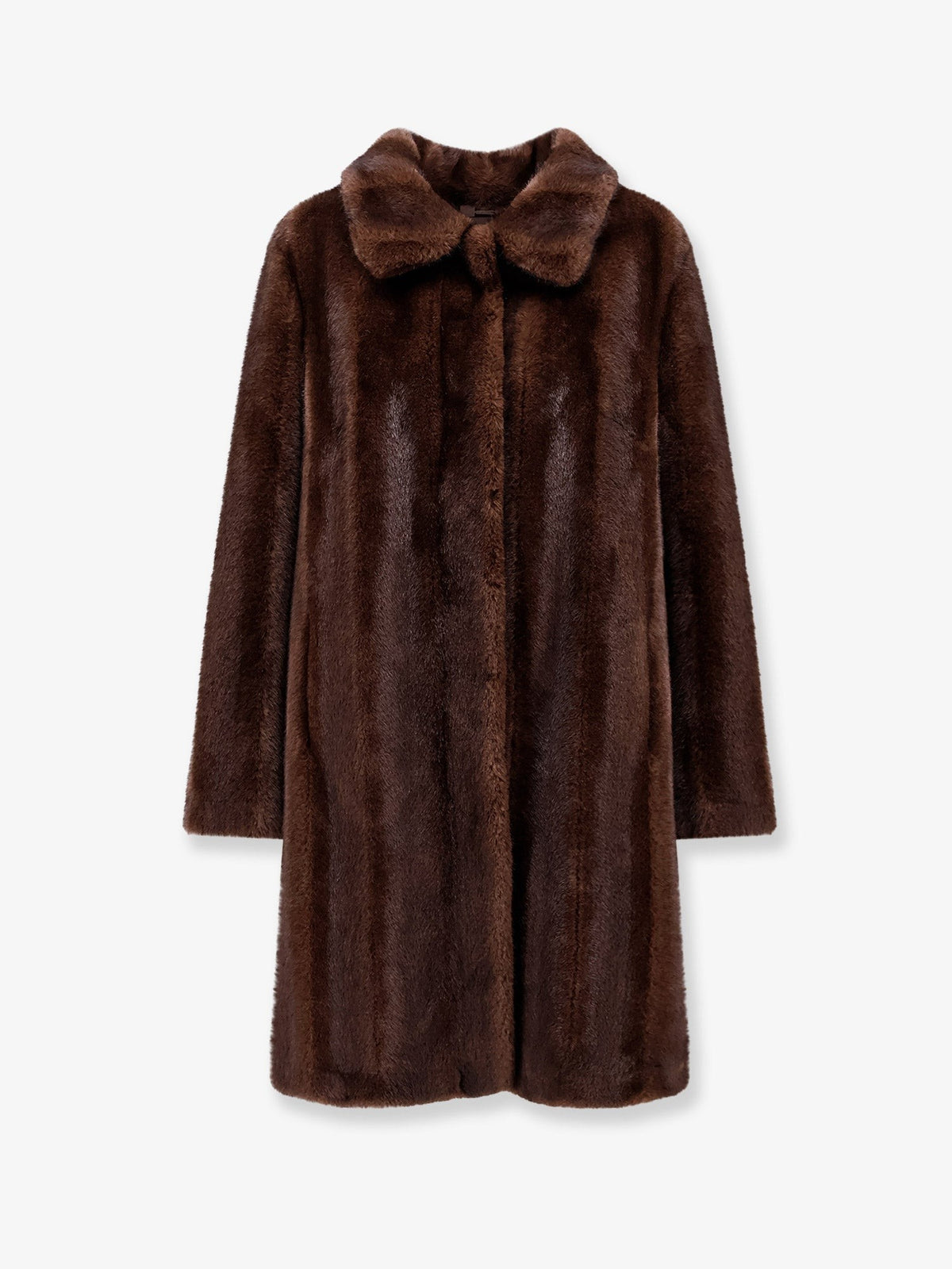 Faux Mink Fur Coat