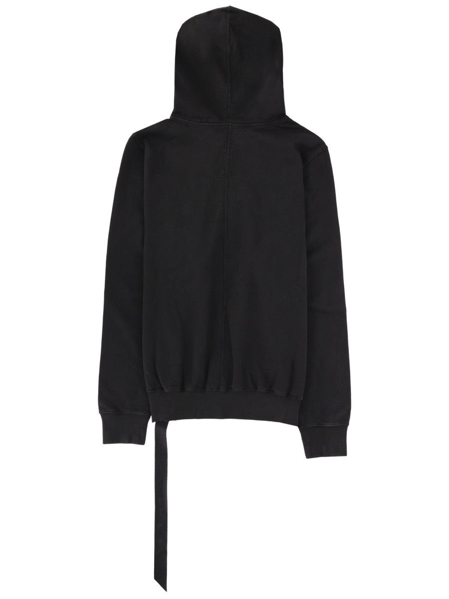 FELPA CON CAPPUCCIO OVERSIZE
