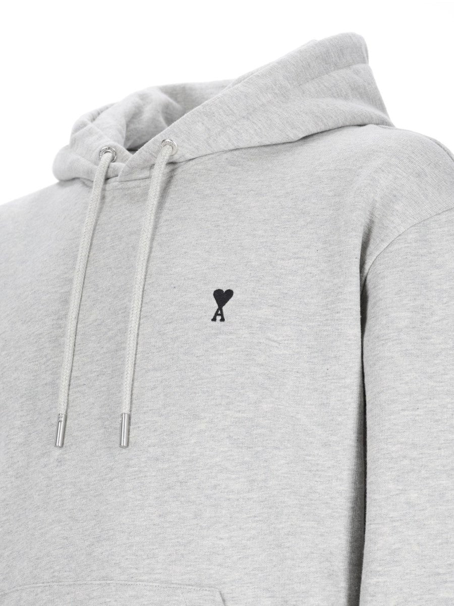 Felpa Con Logo E Cappuccio