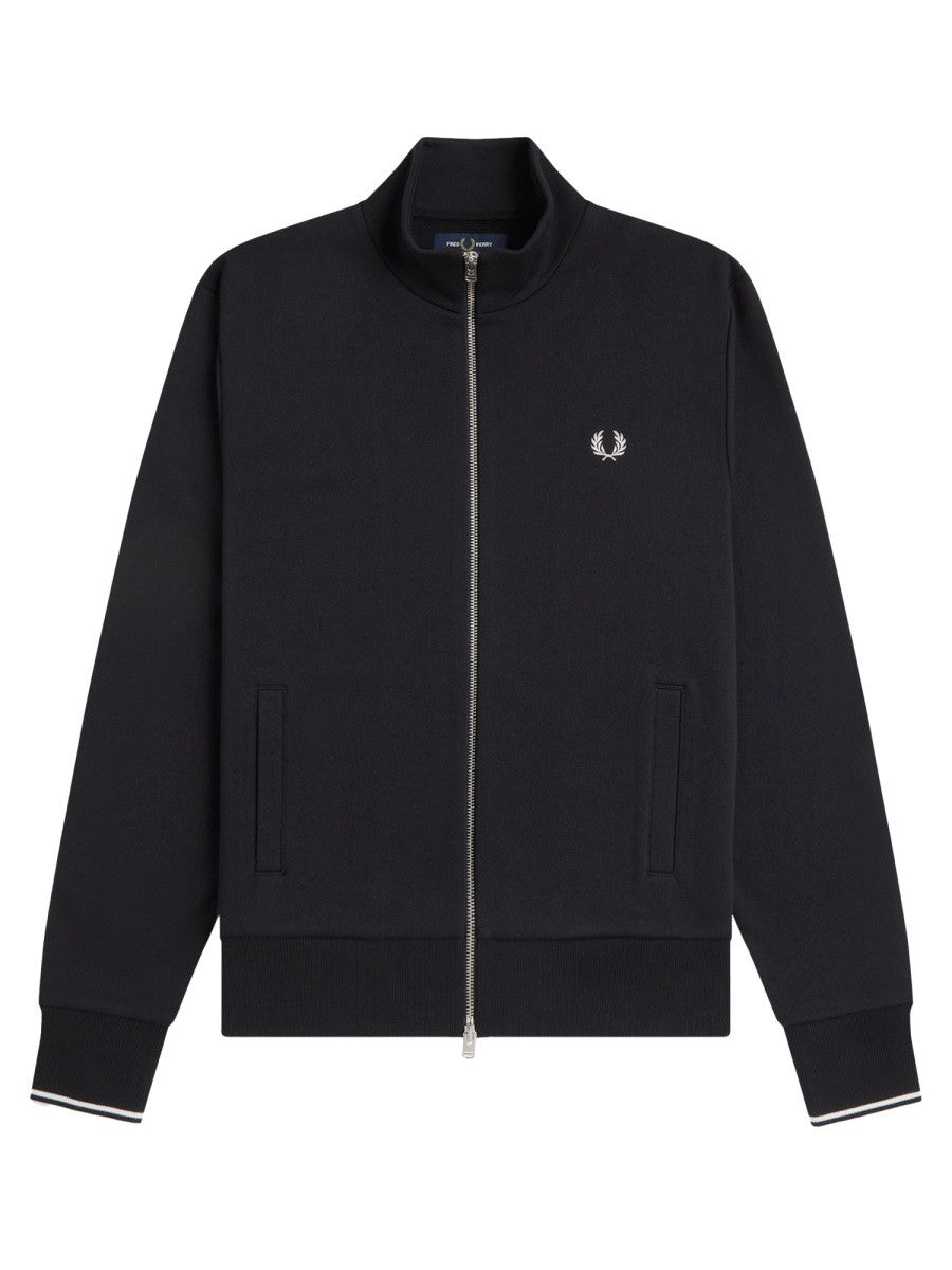 Felpa Con Logo e Zip