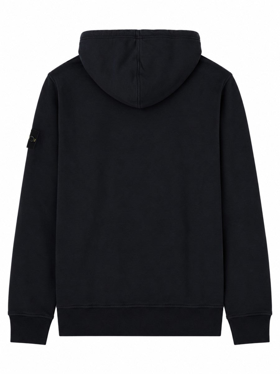 FELPA CON PATCH LOGO E ZIP