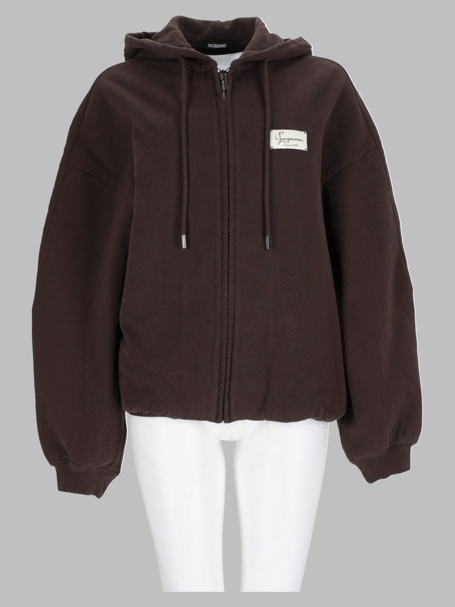 Felpa "Corso" Con Cappuccio e Zip