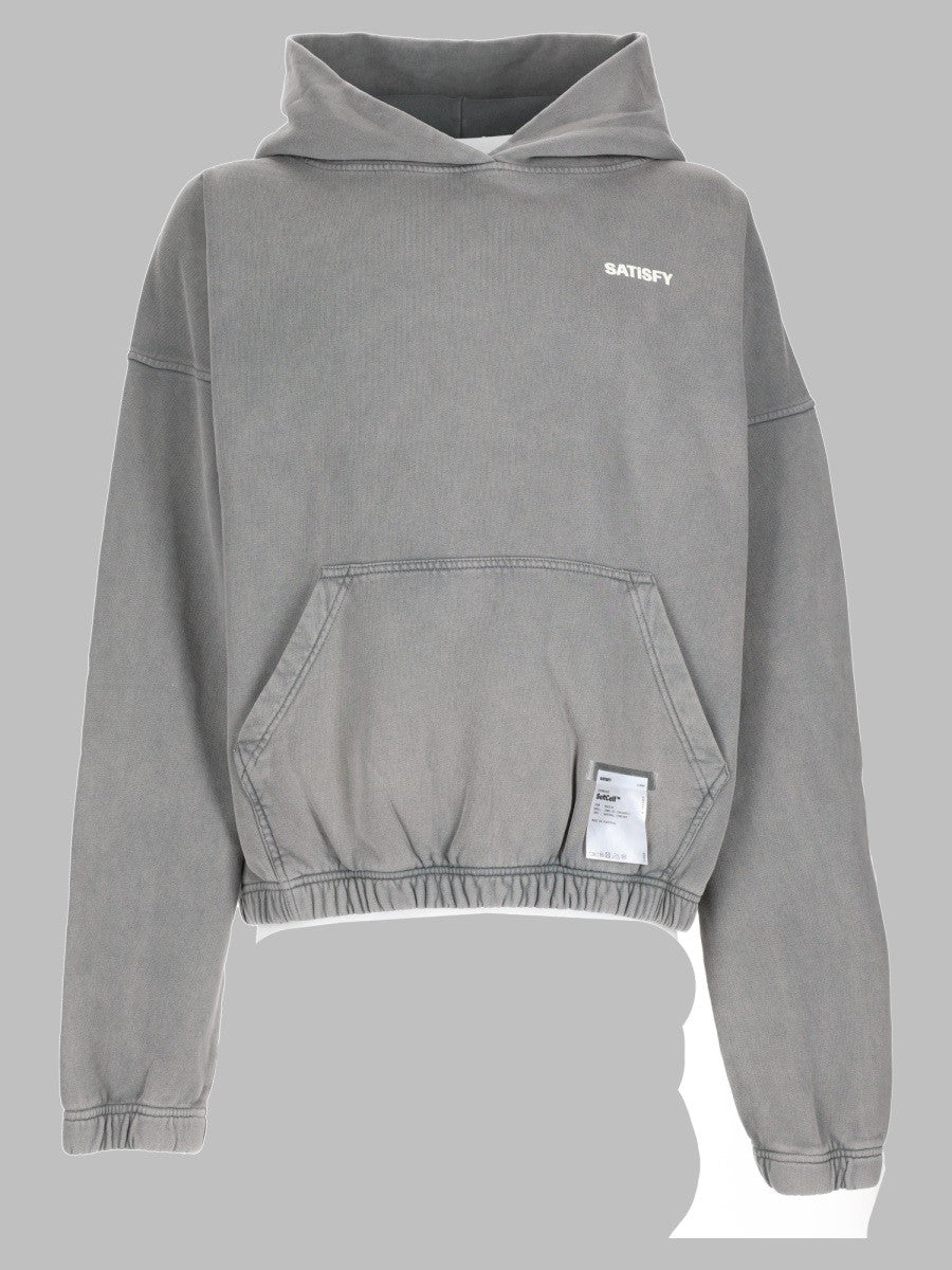 Felpa In Cotone Con Cappuccio