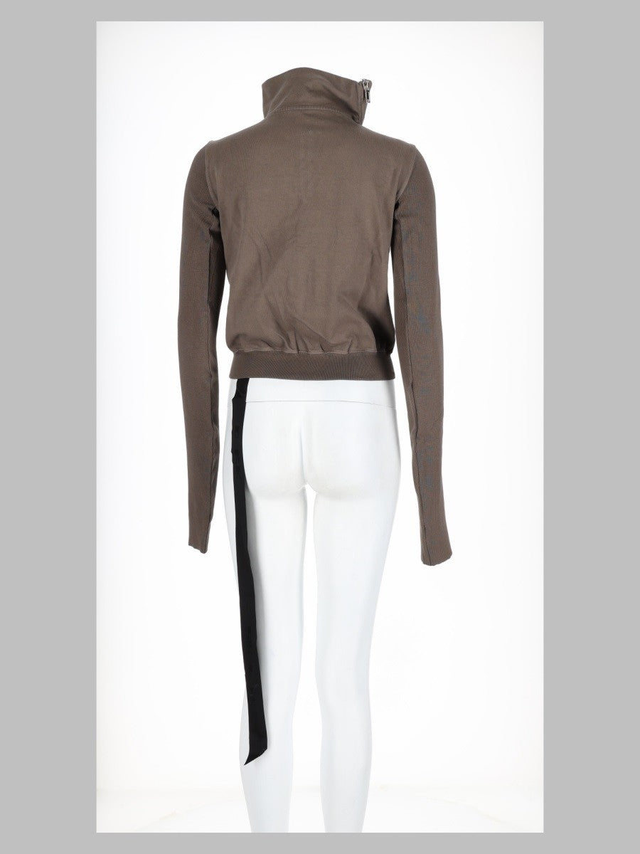 Felpa "Mountain" Con Zip Asimmetrica