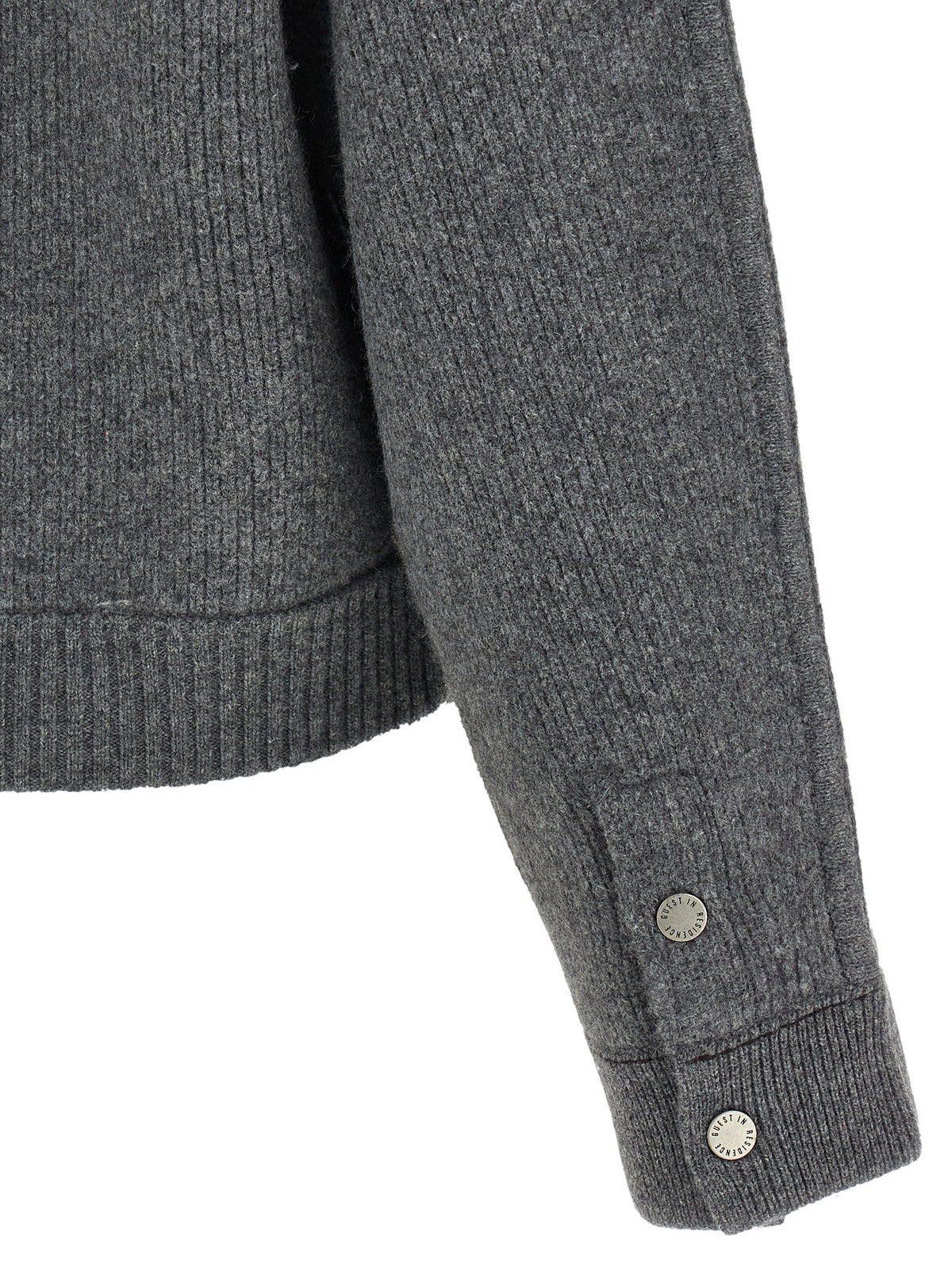 Felt bomber jacket