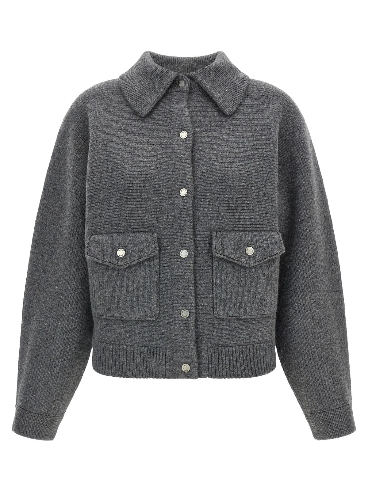 Felt bomber jacket