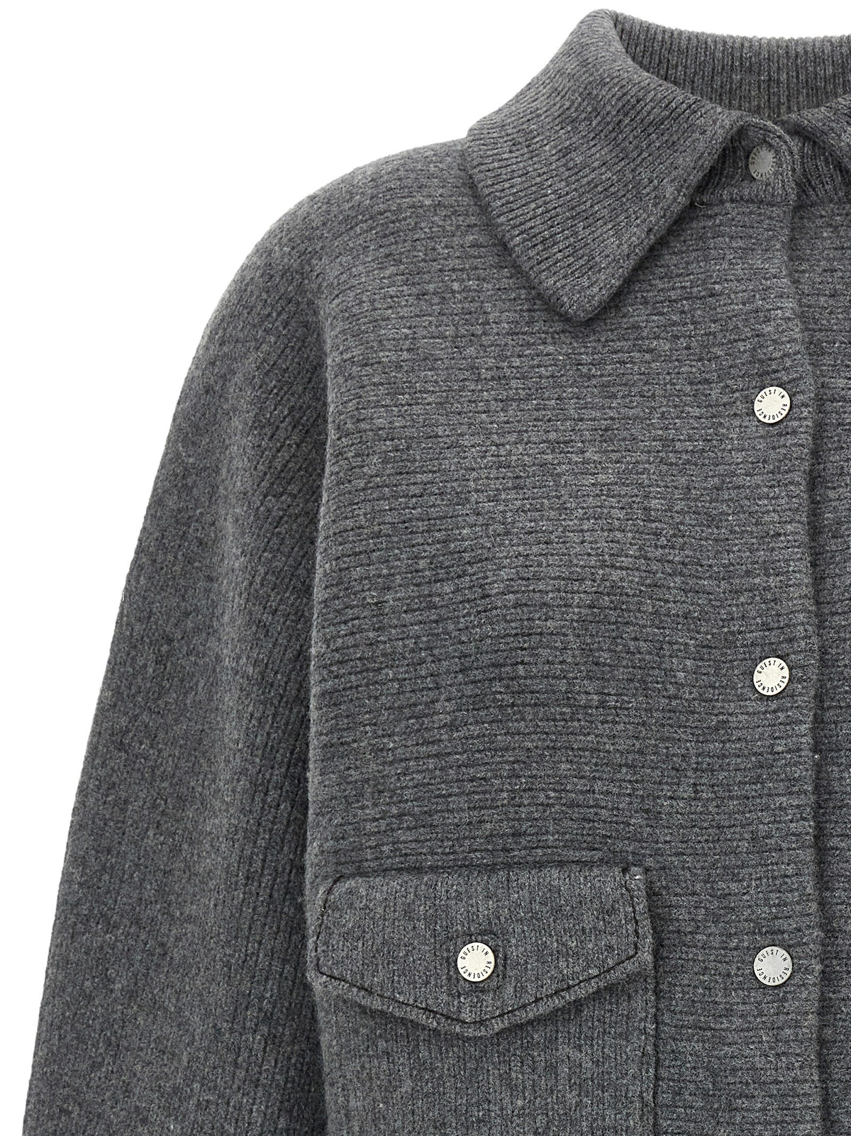 Felt bomber jacket
