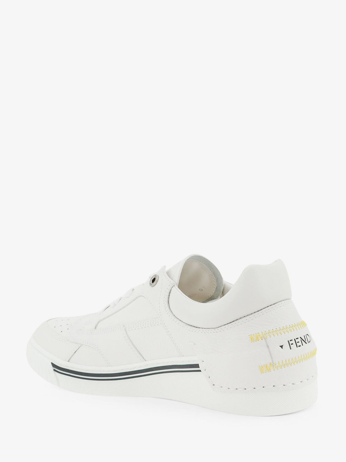 Fender leather sneakers
