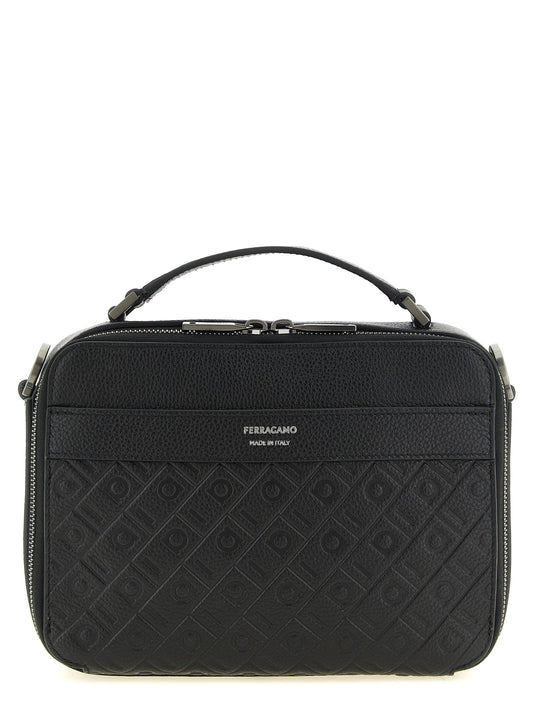 'Ferragamo Monogram' crossbody bag