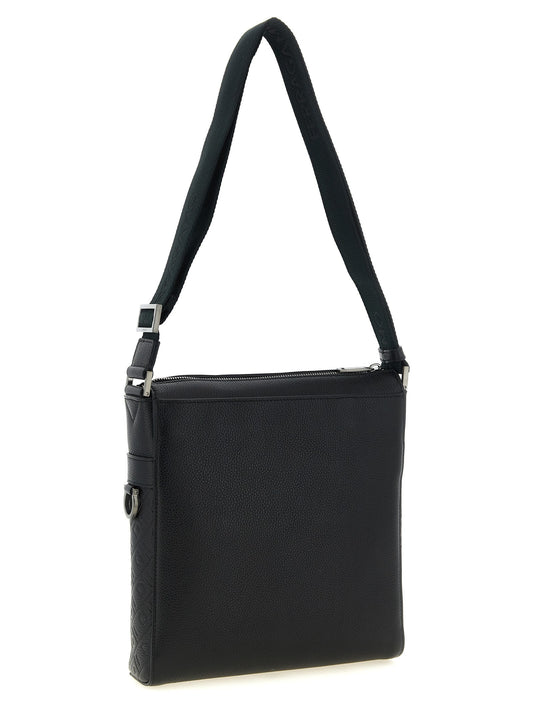 'Ferragamo Monogram' messenger crossbody bag