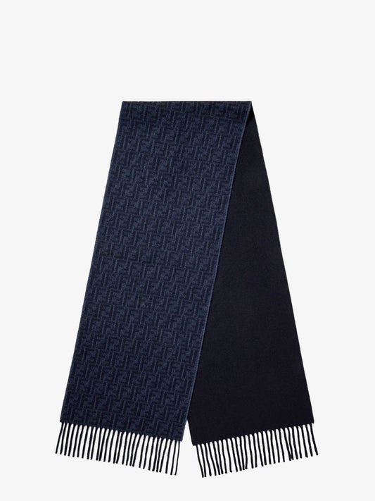 FF Zucca wool and cashmere scarf