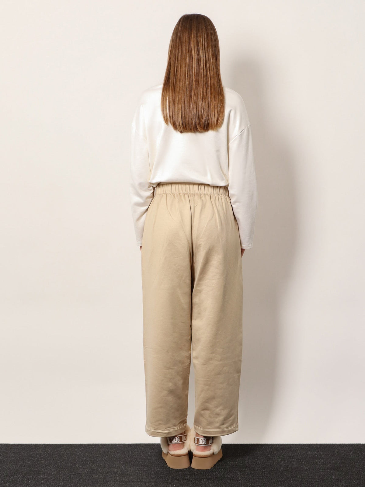 Filovia silk and cotton jogger trousers