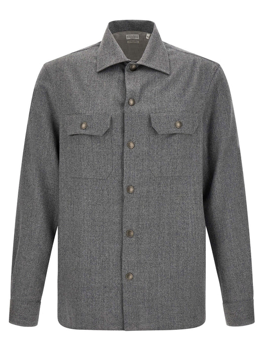 Flannel overshirt