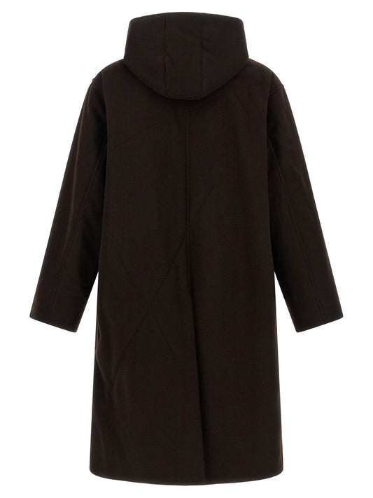 'Flannel Toggle Duffle' coat
