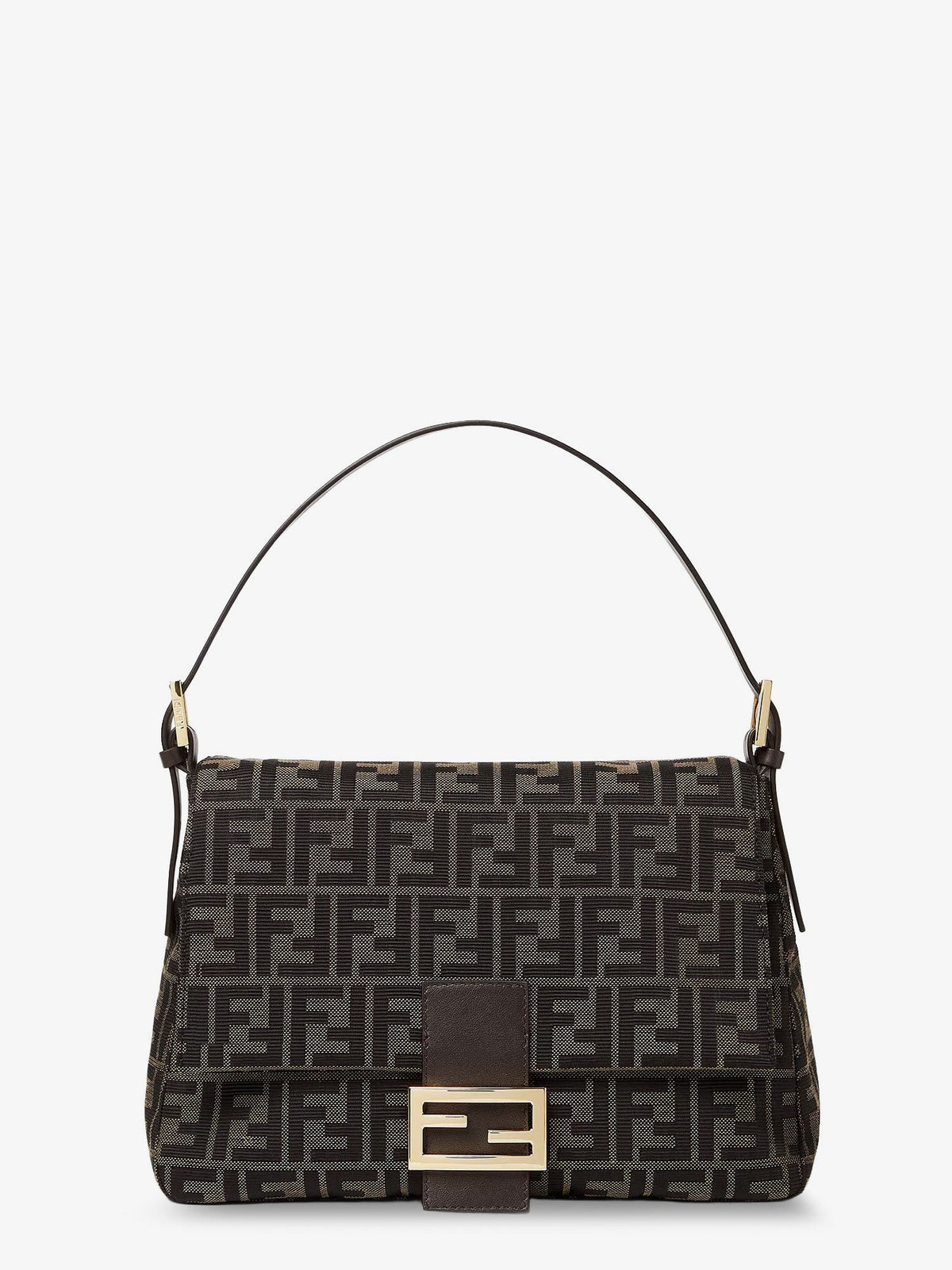 Flap 26325 FF Zucca Jacquard shoulder bag