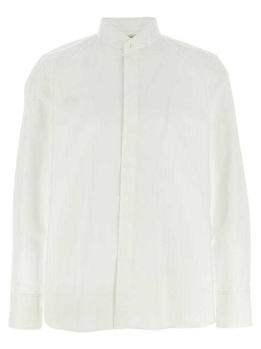 Flap collar shirt