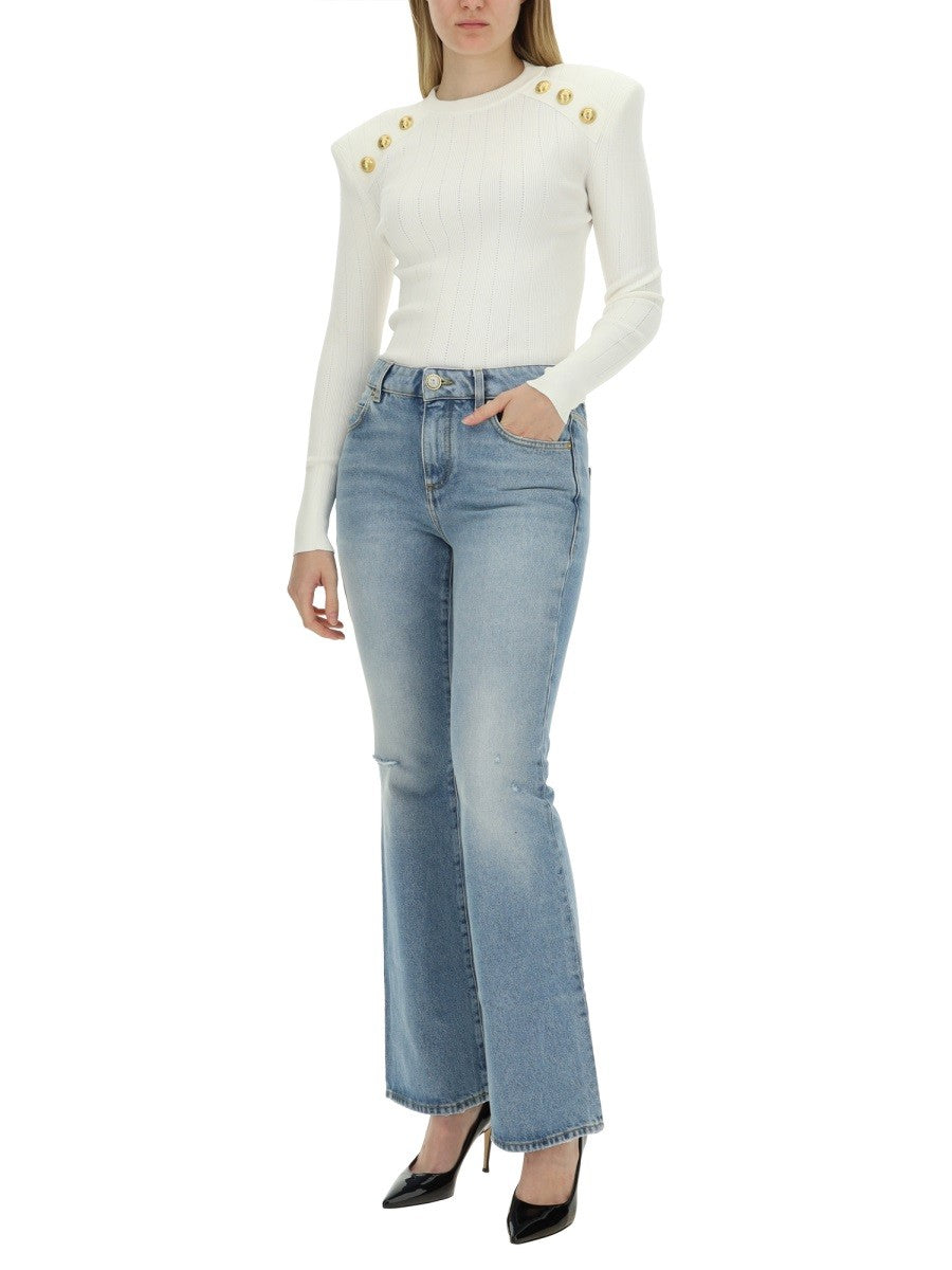 FLARE FIT JEANS