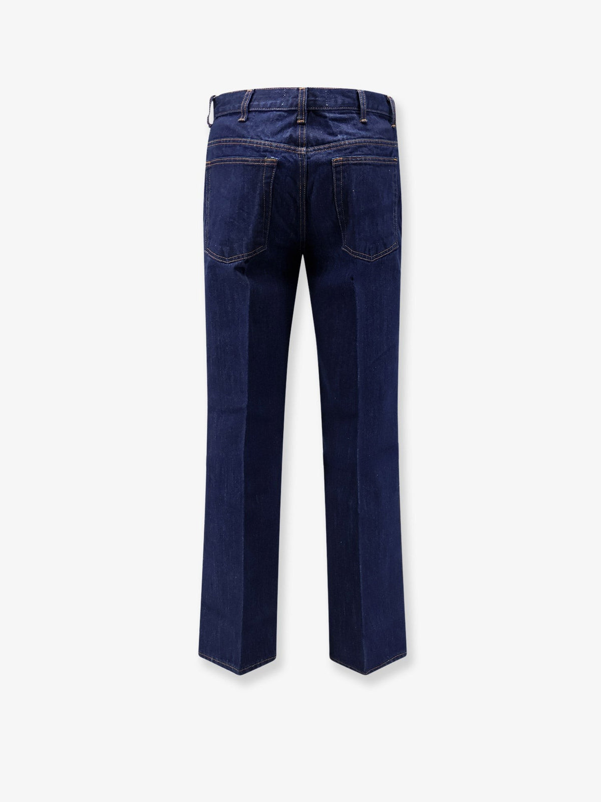 Flared-Leg cotton jeans