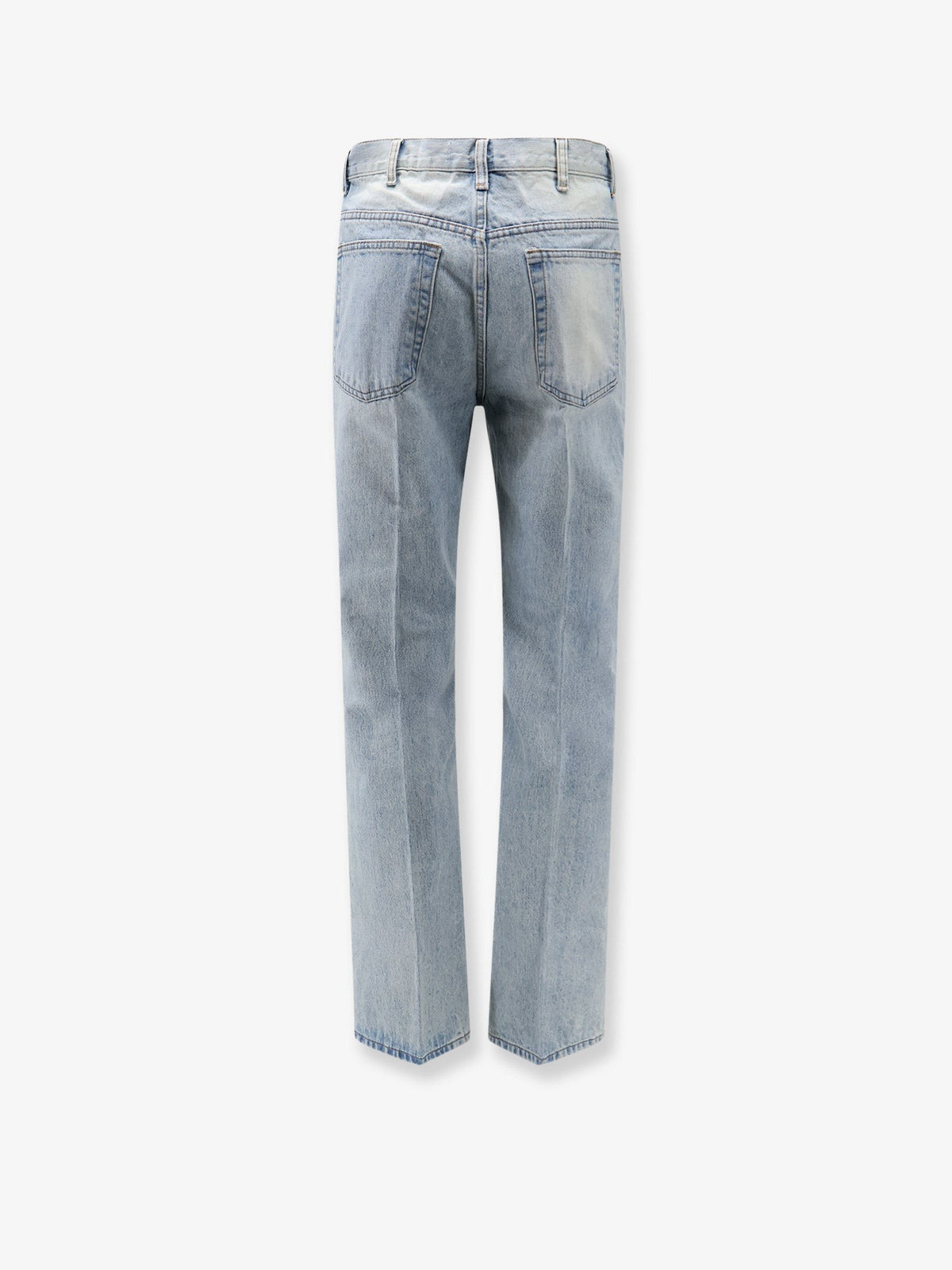 Flared-Leg cotton jeans