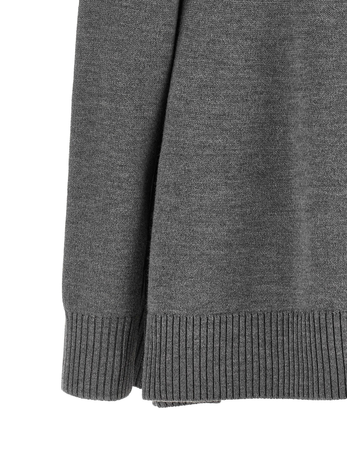 Flared turtleneck sweater
