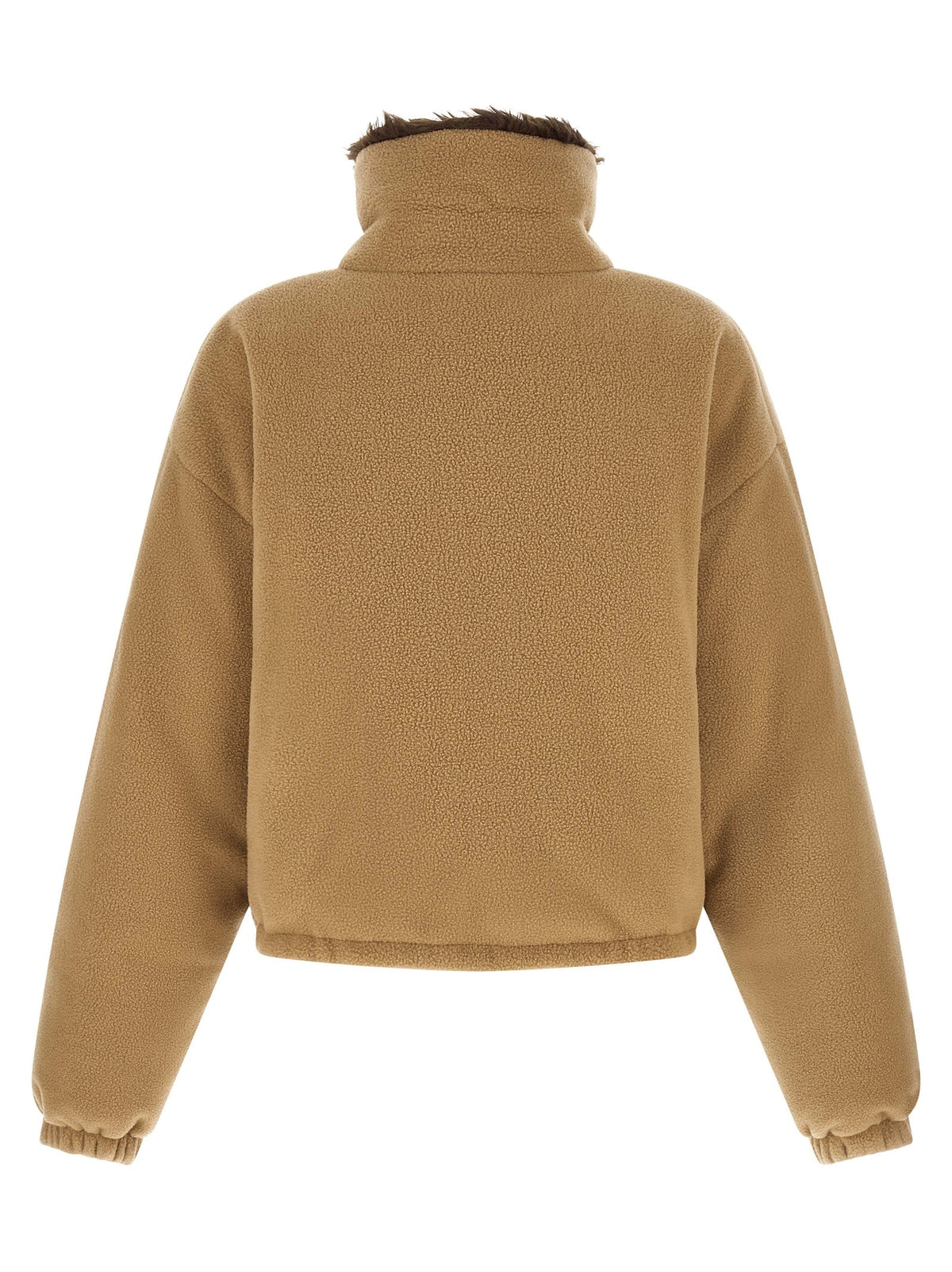 Fleece down jacket
