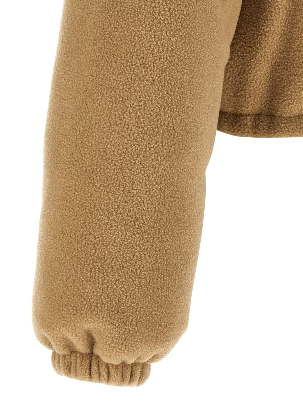 Fleece down jacket