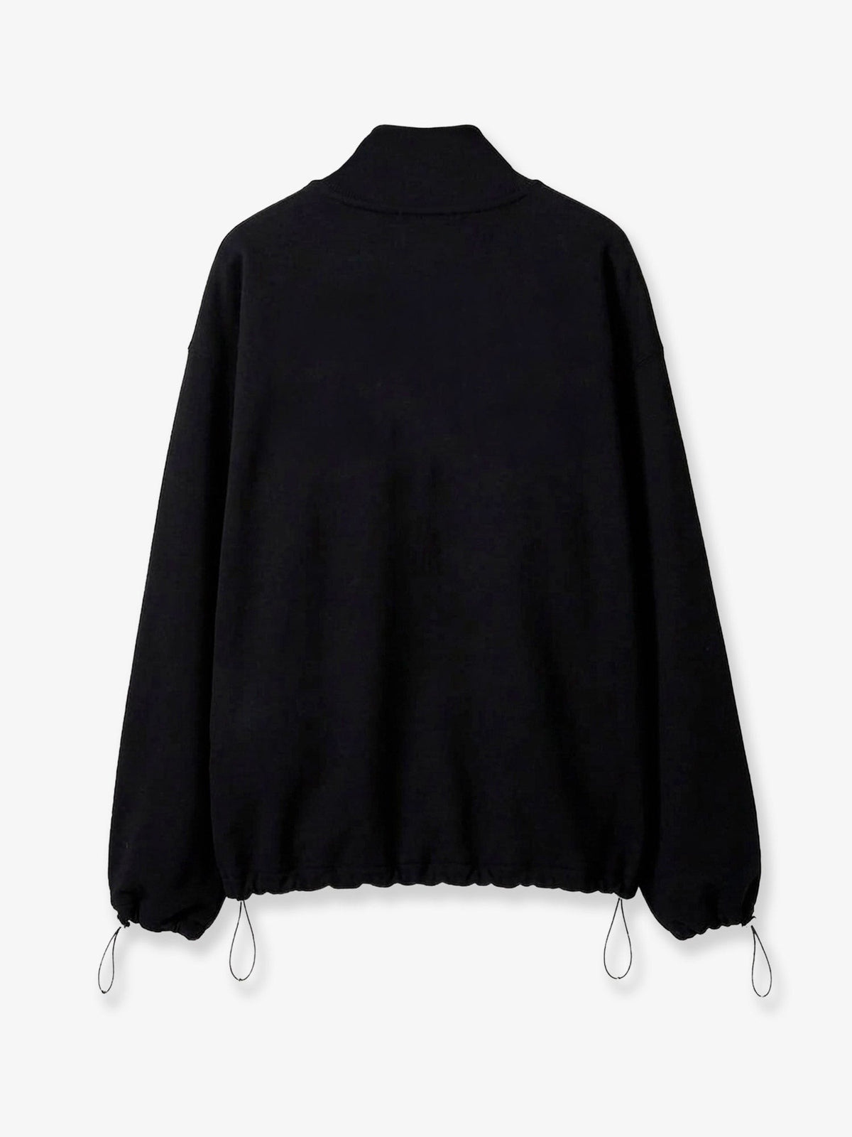 Fleece sweatshirt with Lettering Logo embroidery