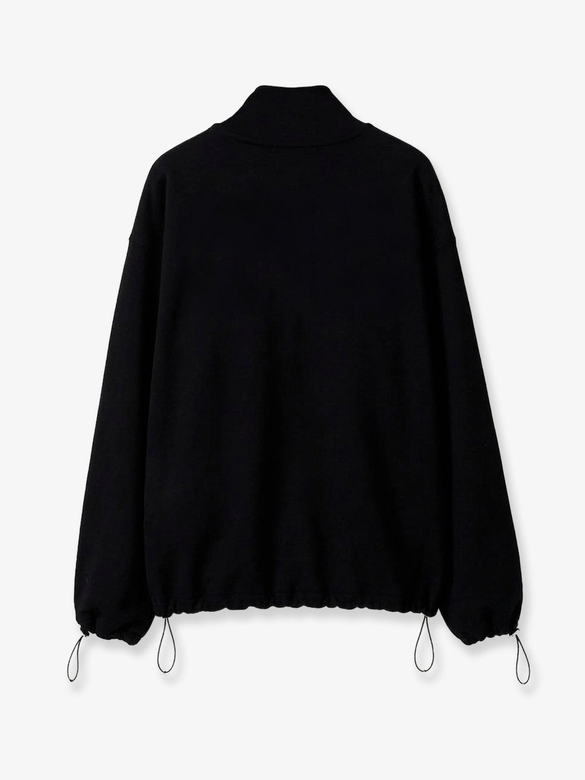 Fleece sweatshirt with Lettering Logo embroidery