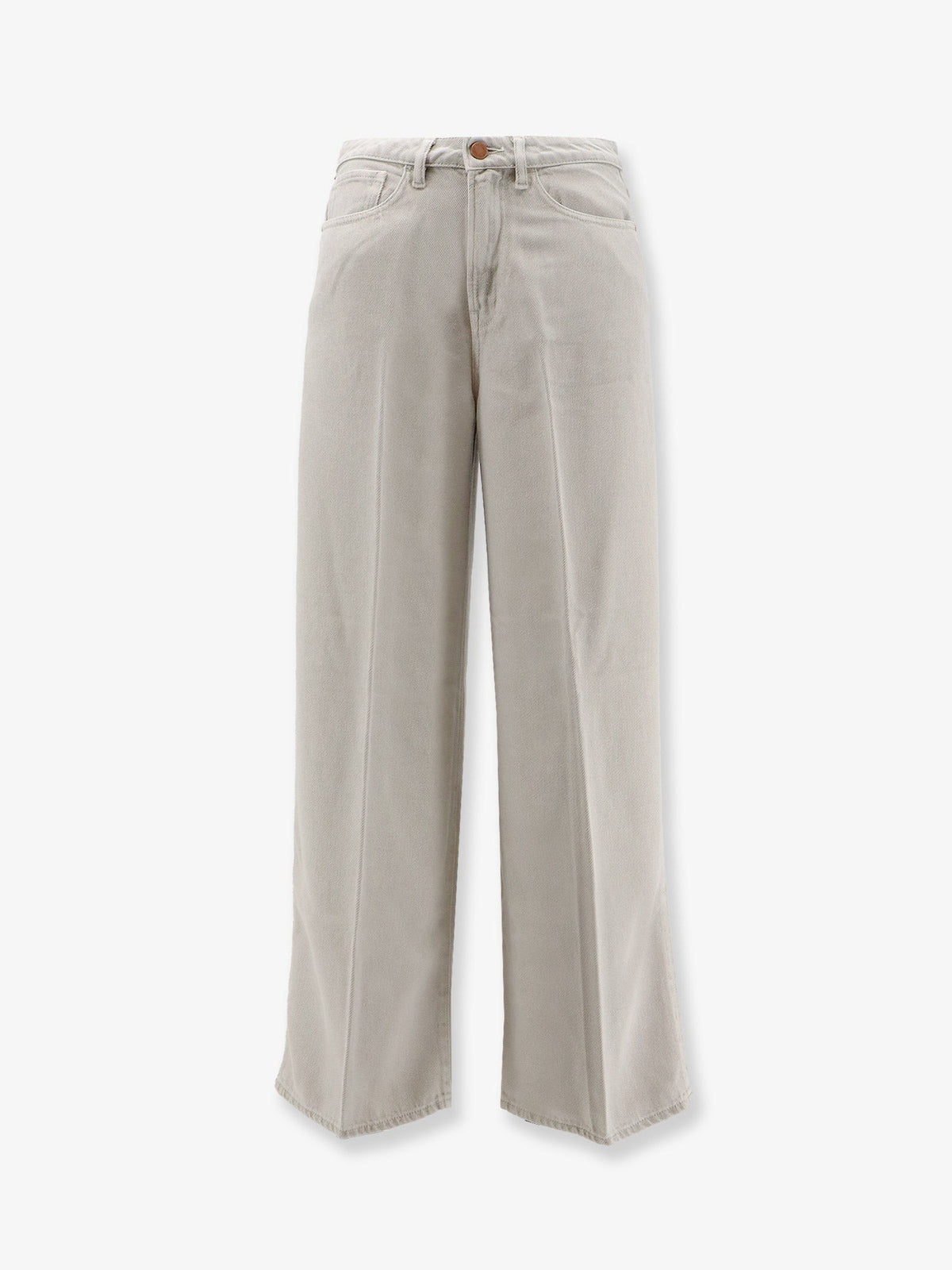 Flip denim trousers