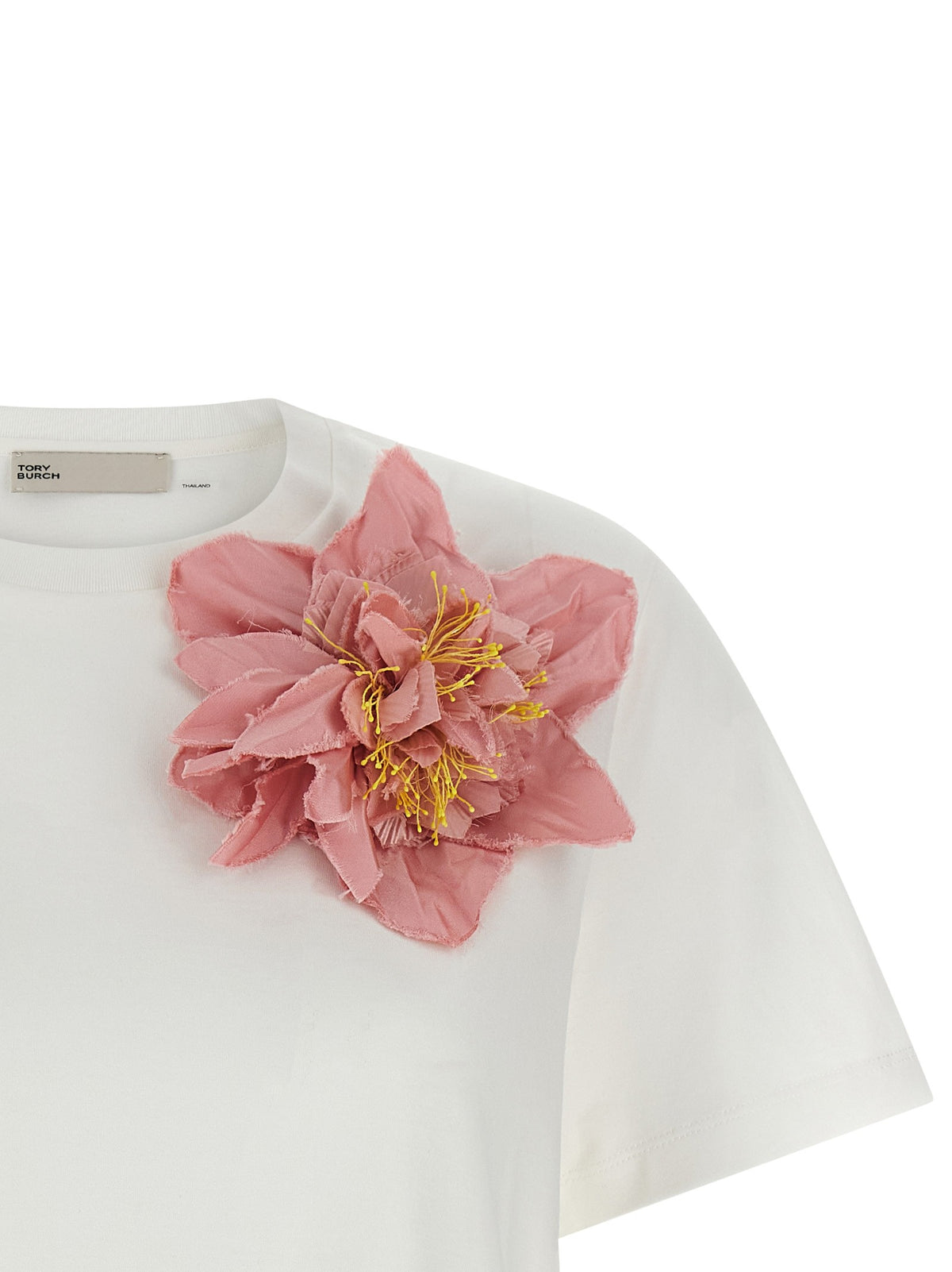'Floral Applique' T-shirt