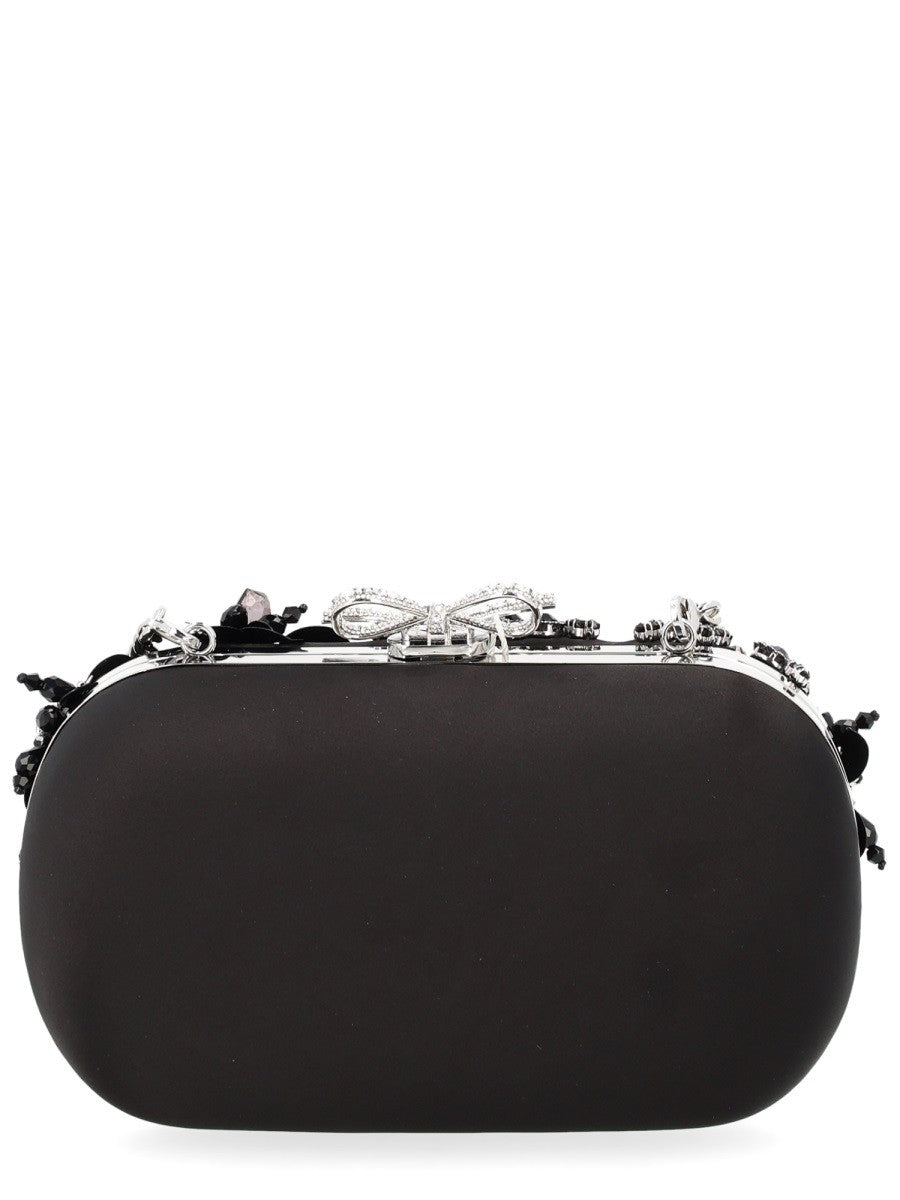 "FLORAL CRYSTAL" CLUTCH BAG