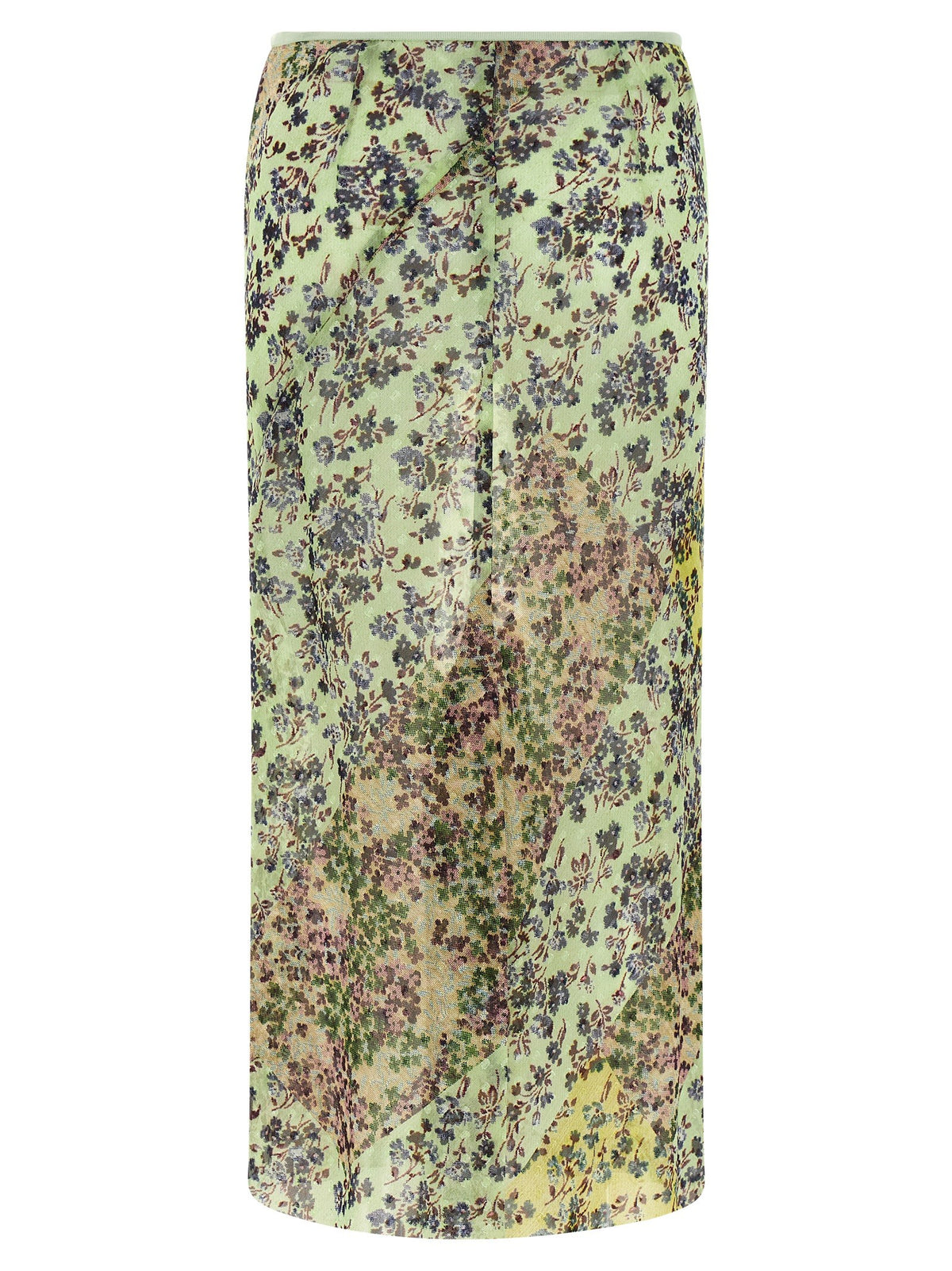 Floral patchwork skirt