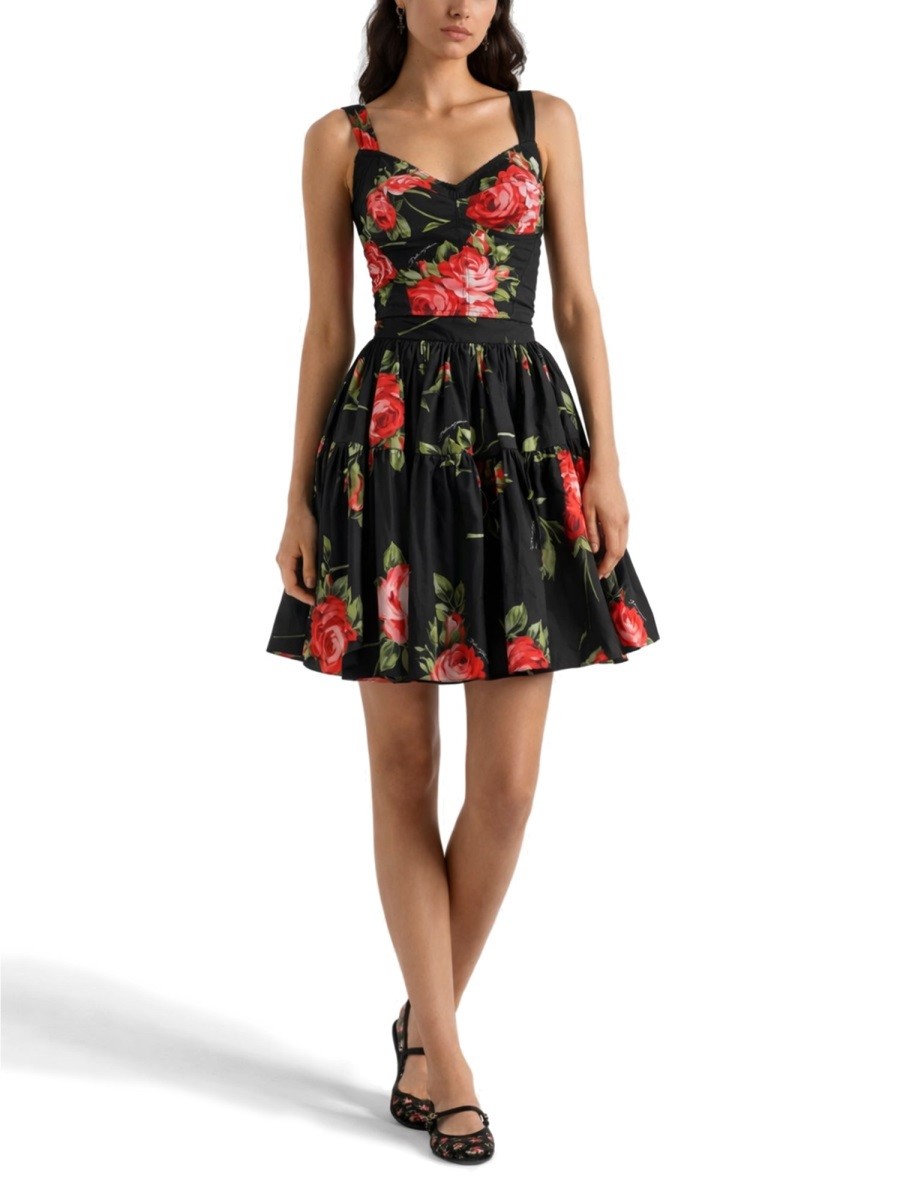 FLORAL PRINT BUSTIER TOP