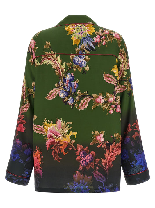 Floral print shirt