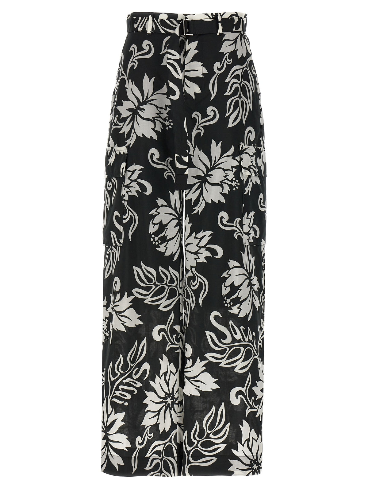 Floral print trousers
