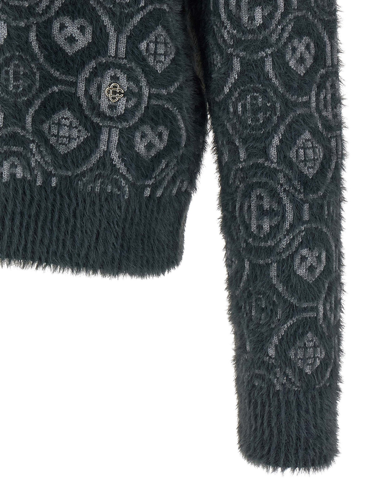 'Fluffy Monogram' sweater