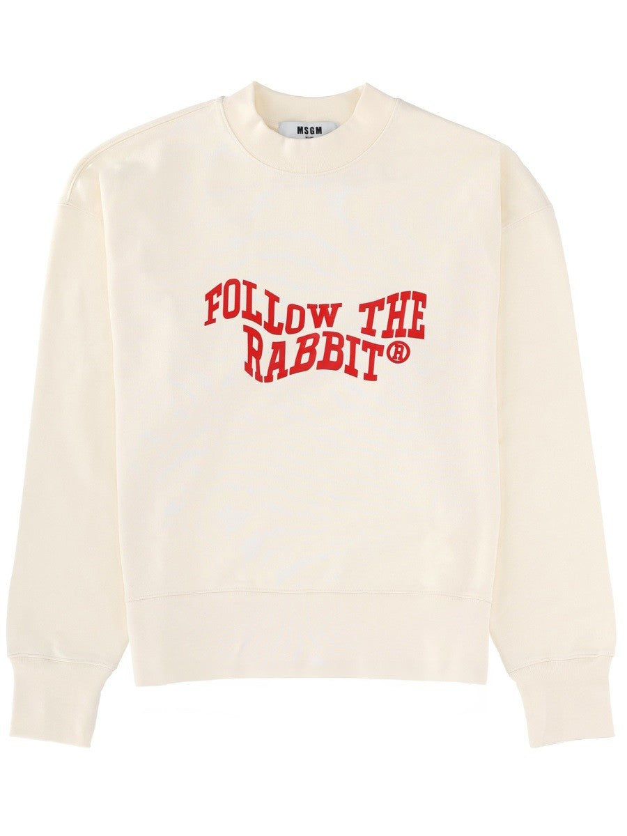 "FOLLOW THE RABBIT" SWEATSHIRT