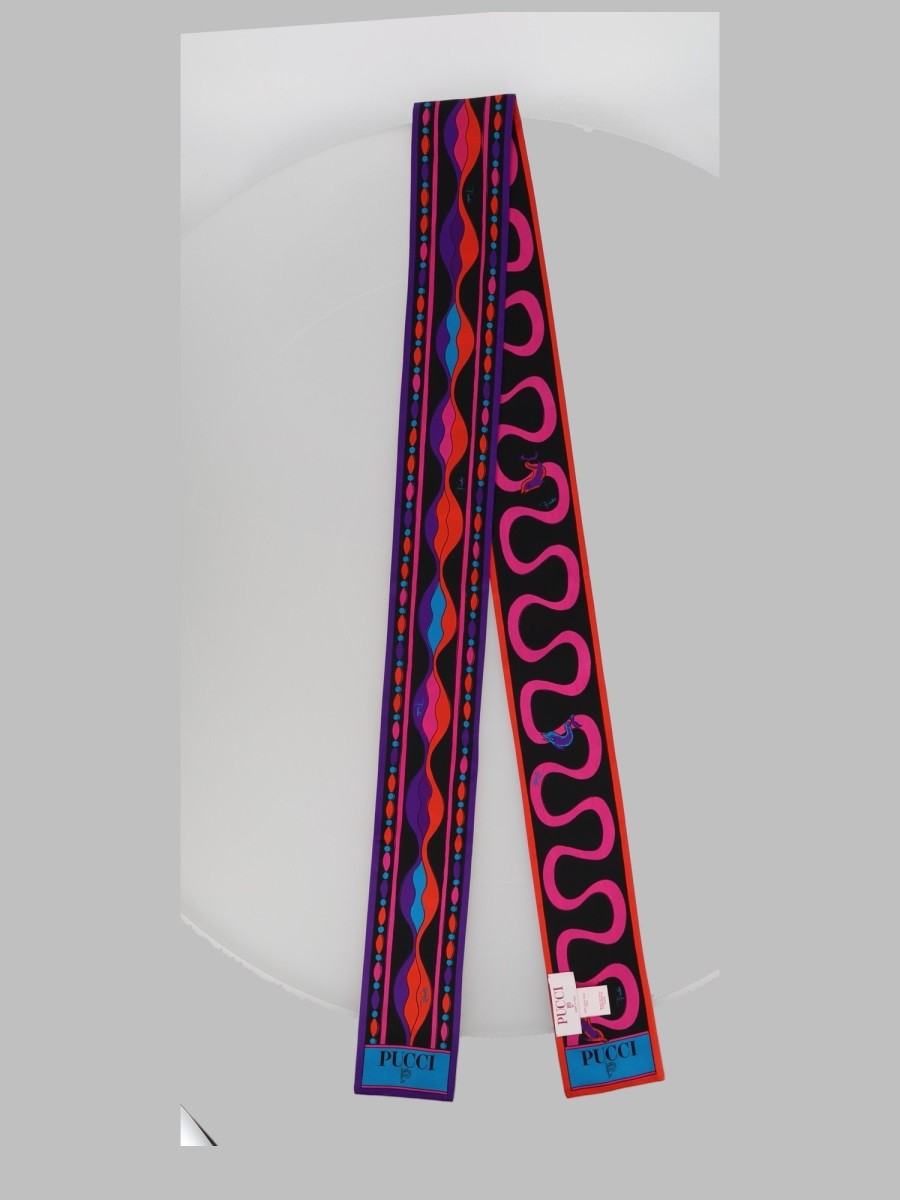 Foulard Bandeau con Mix di Stampe
