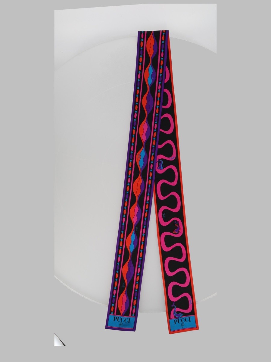 Foulard Bandeau con Mix di Stampe