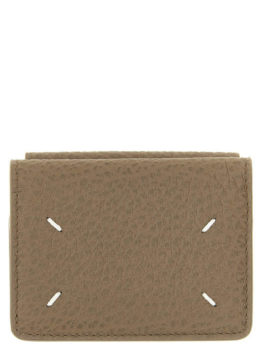 'Four Stitches' compact wallet