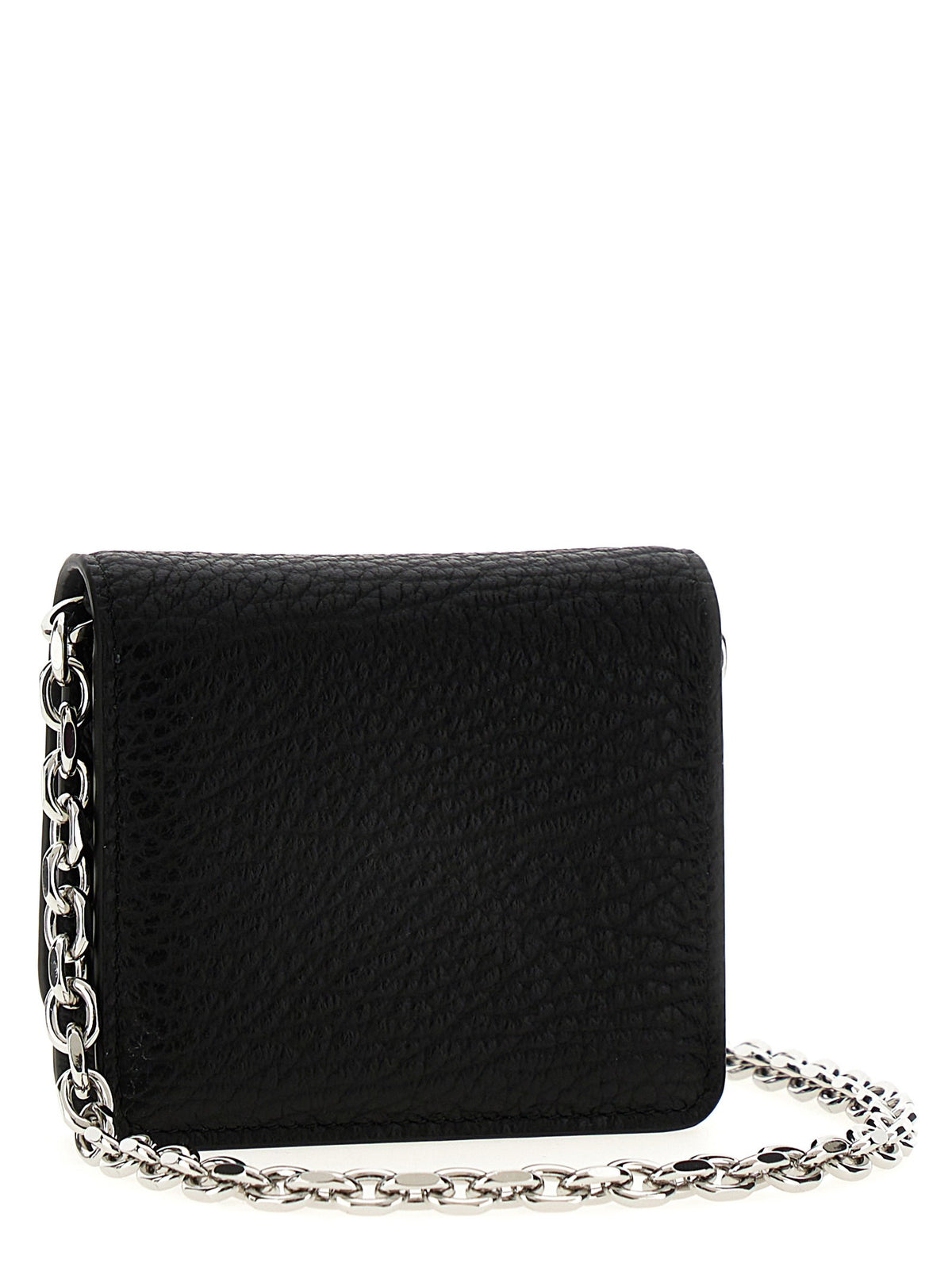 'Four Stitches' wallet with chain
