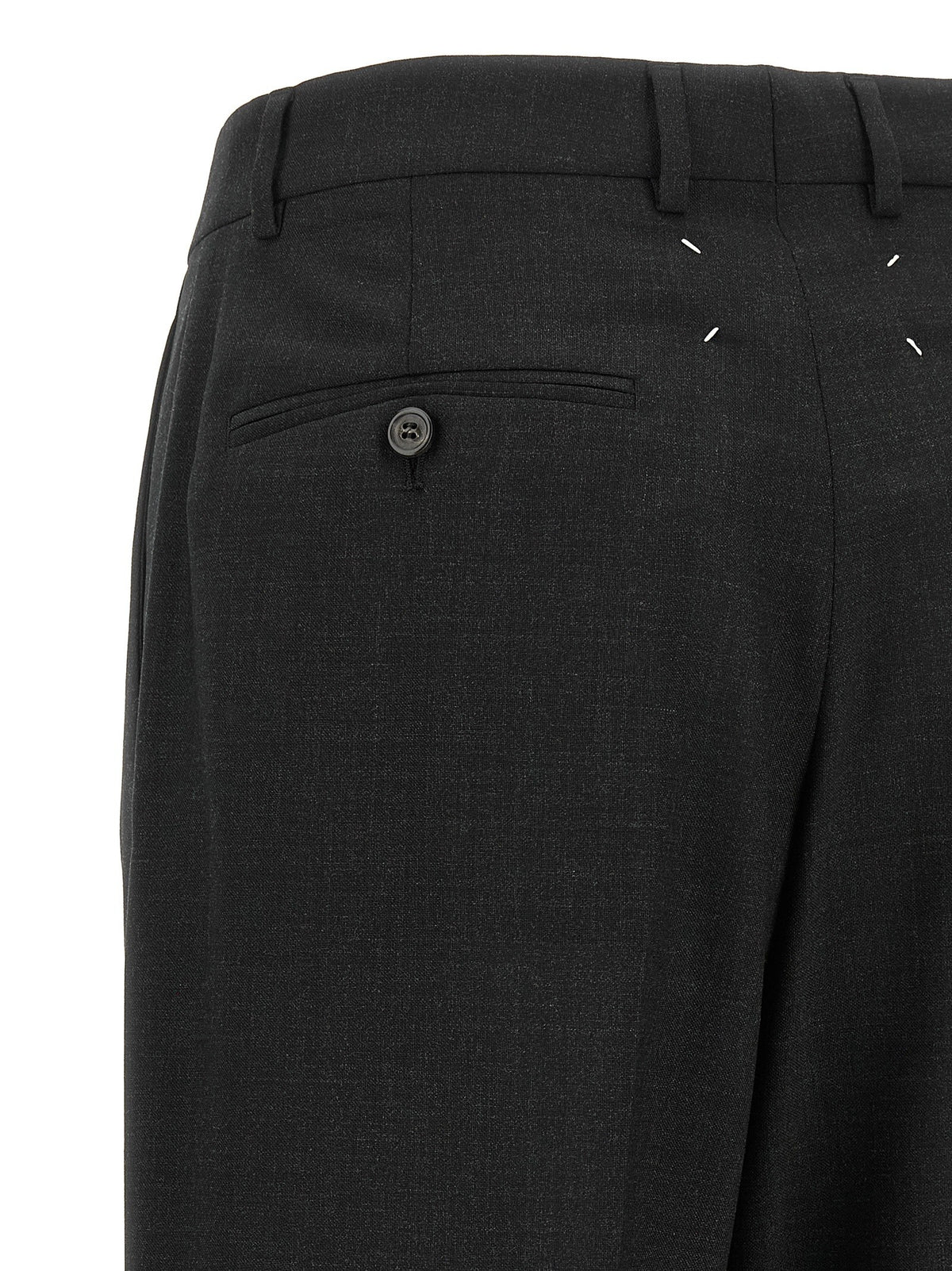 'Four Stitches' wool pants