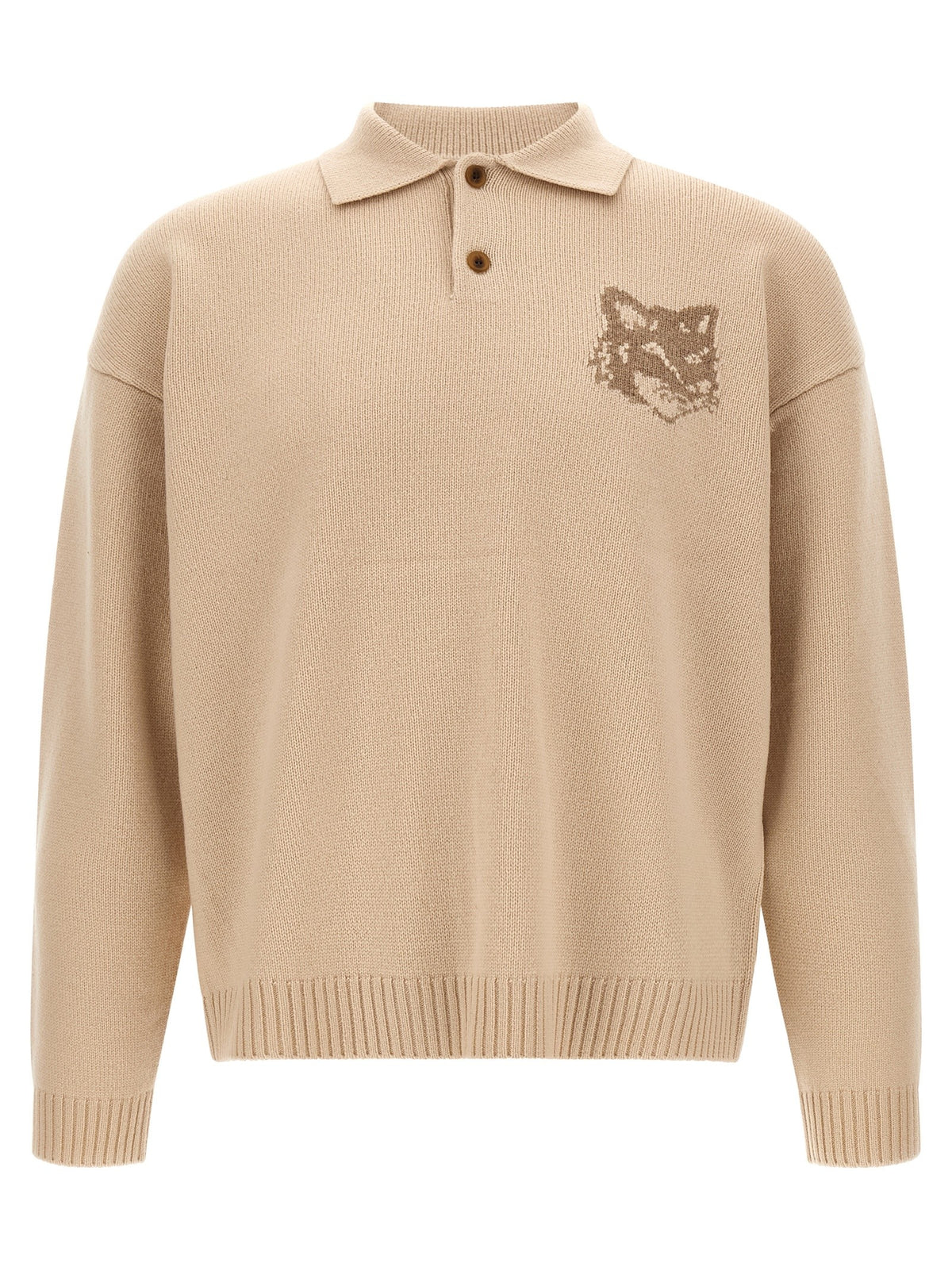 'Fox Head Intarsia' sweater