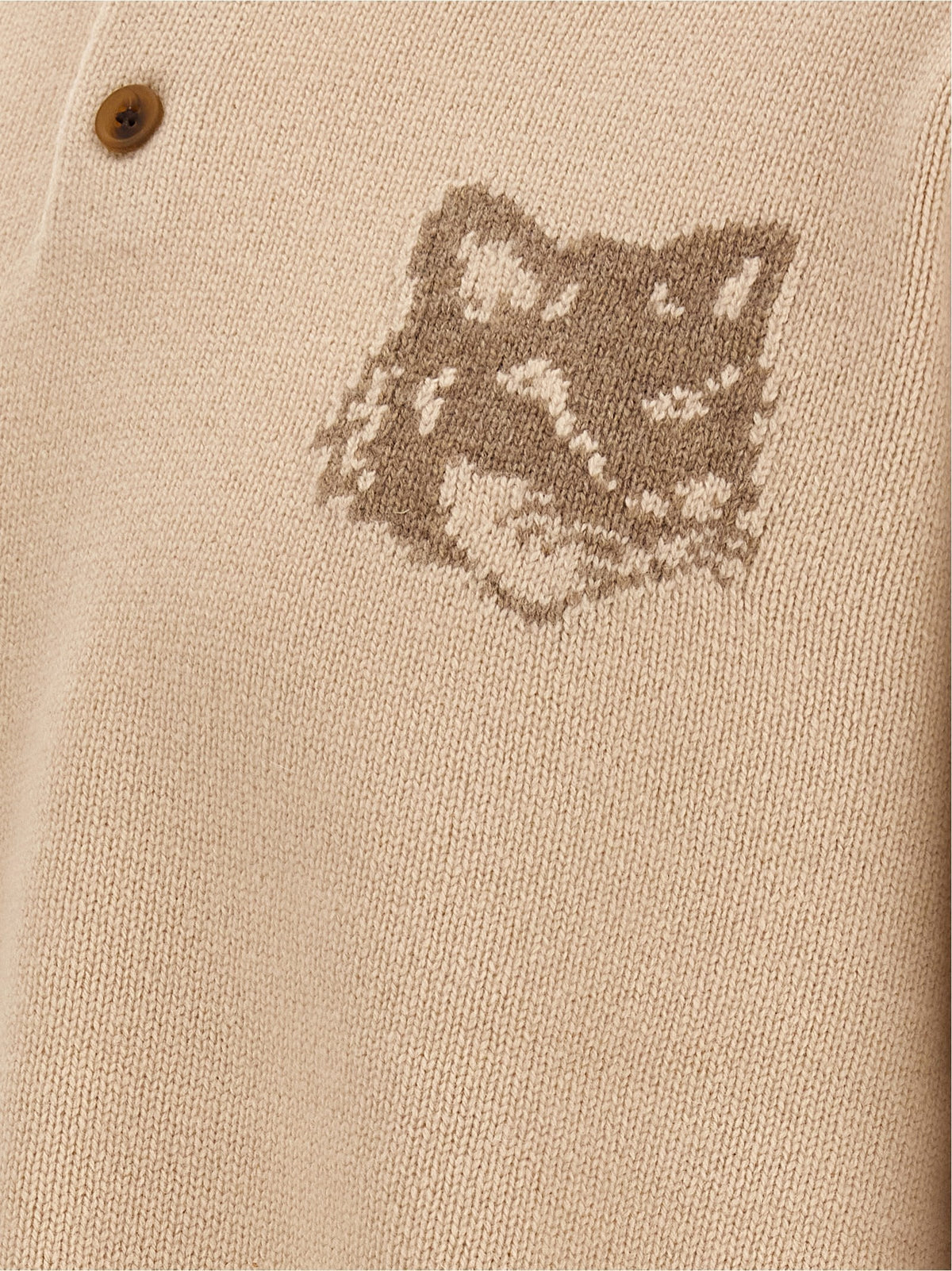 'Fox Head Intarsia' sweater
